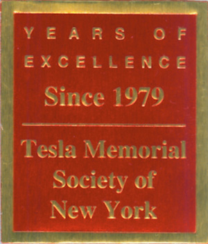 Tesla Memorial Society of New York - 33 Years