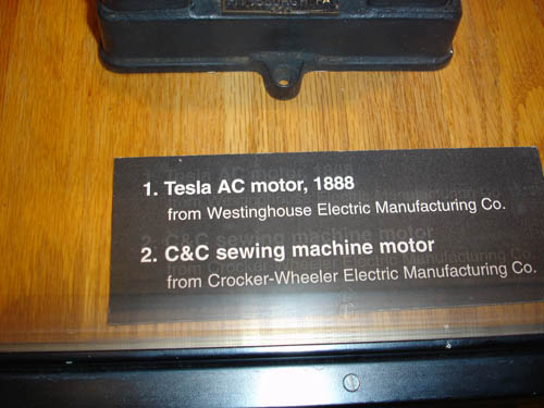 Tesla AC Motor Smithsonian