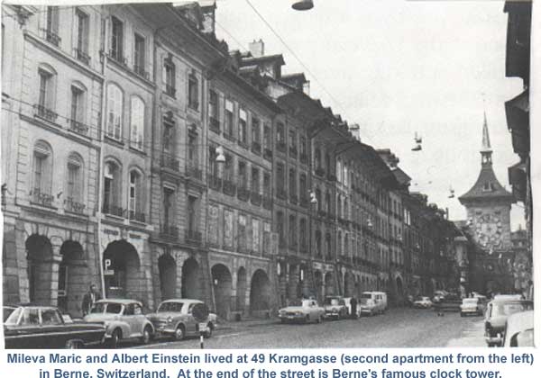 Einstein and Mileva's apartment in Berne Switzerland