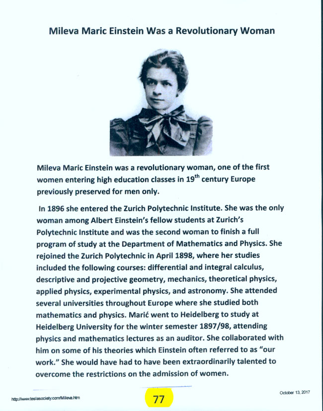 Albert Einstein and Mileva Maric