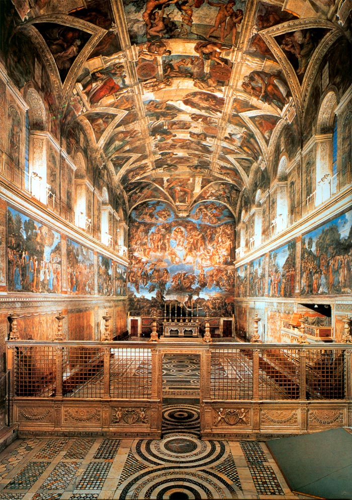 Above: Sistine Chapel