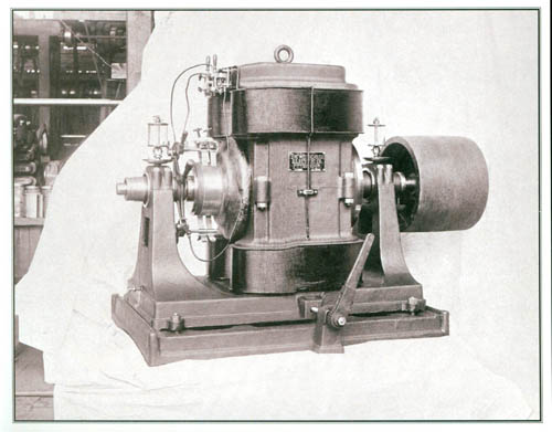 Above: Tesla Induction Motor, Westinghouse Collection.